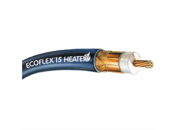 Ecoflex 15 Plus Heatex - rull 505m Coax, 0.22dB/m@5GHz, fmax 8GHz, HFFR