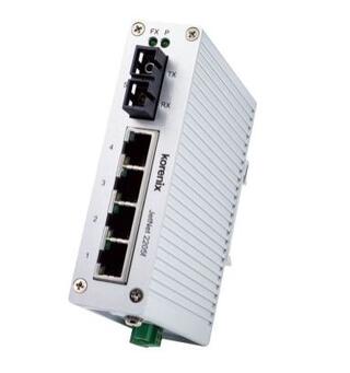 Korenix JetNet 2205f-m Industrial switch 4-port 10/100TX Plus One 100FX, SC/MM2km