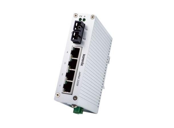 Korenix JetNet 2205f-m Industrial switch 4-port 10/100TX Plus One 100FX, SC/MM2km