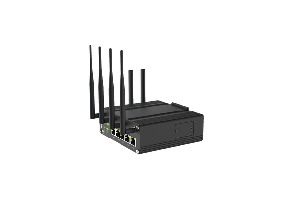 Milesight UR75-500GL-G-W-P 5G-router 5xETH, 2xRS232/485, 2xDI/O, WiFi/POE