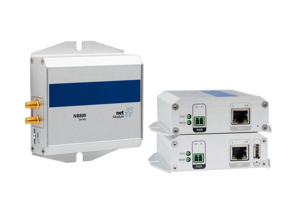 NetModule NB800-LScSu-G - 4G-Router 1xETH, 1xUSB, 1xRS232/485, 2xDIO, GNSS