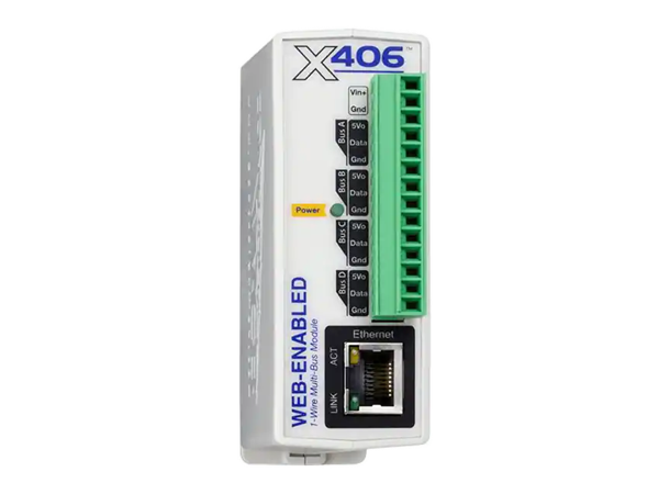 Xytronix X-406-E 1-Wire Multi-Bus Module 4 x 1-Wire, up to 64 sensors
