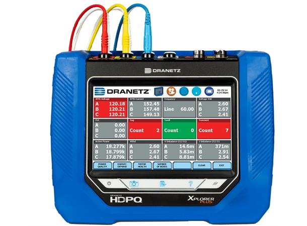 Dranetz HDPQ Xplorer Plus Nettanalysator Flex-pakke 30/300/3000A, 1-3PCT, 1-1PCT