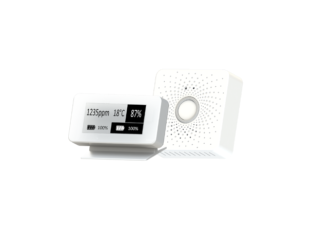 Tektelic BREEZE-V Smart Room CO2 sensor LoRaWAN, with PIR and E-Ink Display