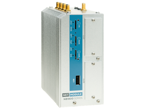 NetModule NB1800-2Wac - Dual-WiFi Router 2x802.11ac, 2xETH, 1xSFP, 1xRS232/485